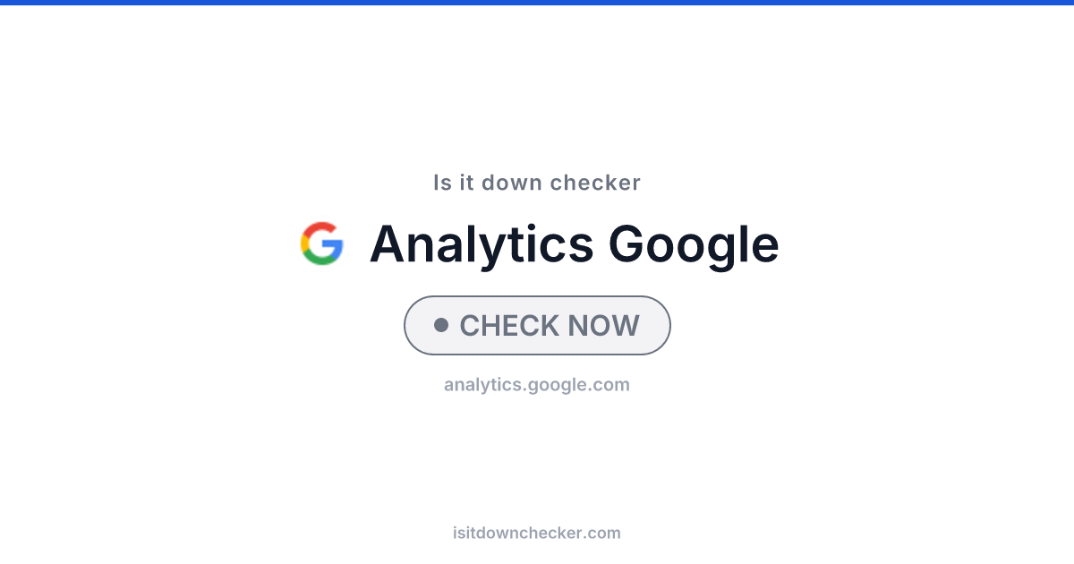 Is GA4 Down? Check SEO Tools Status Now | Is it down checker