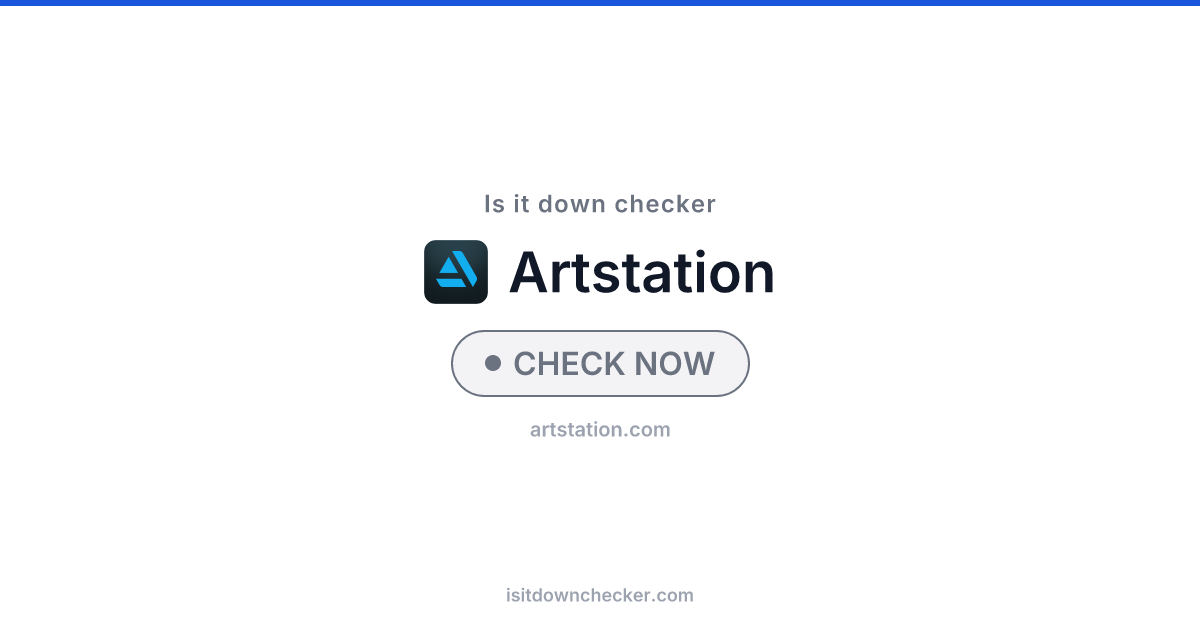 Is ArtStation Down? Check Status Now | Is it down checker