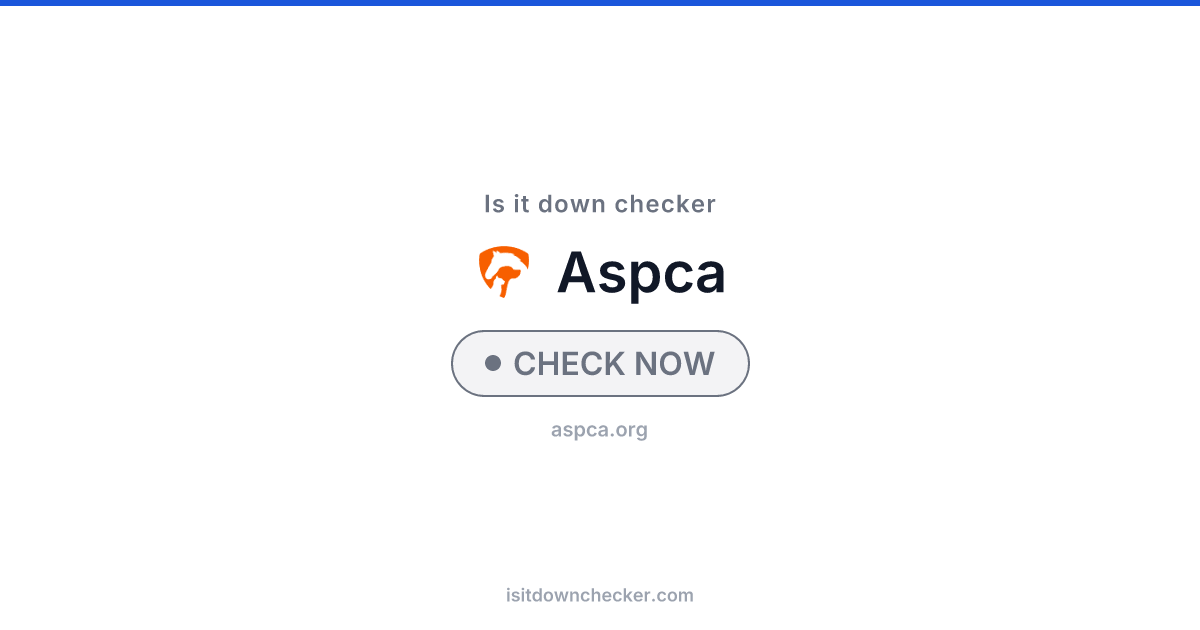 Is ASPCA Down? Check Communities Status Now | Is it down checker