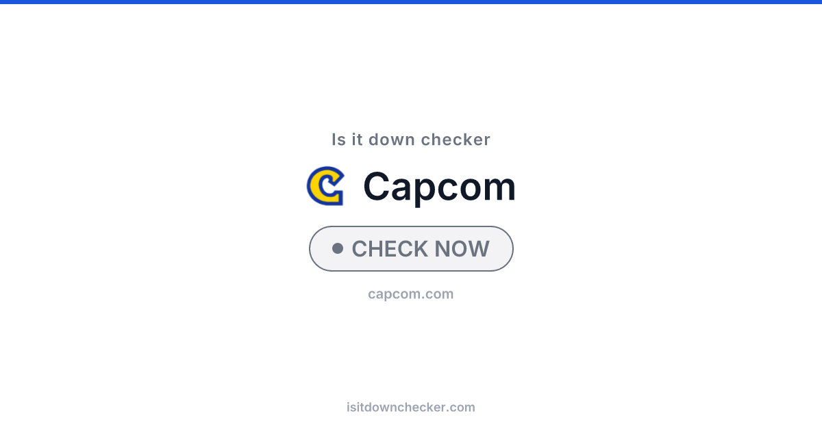 Is Capcom Down? Check Gaming Status Now | Is it down checker
