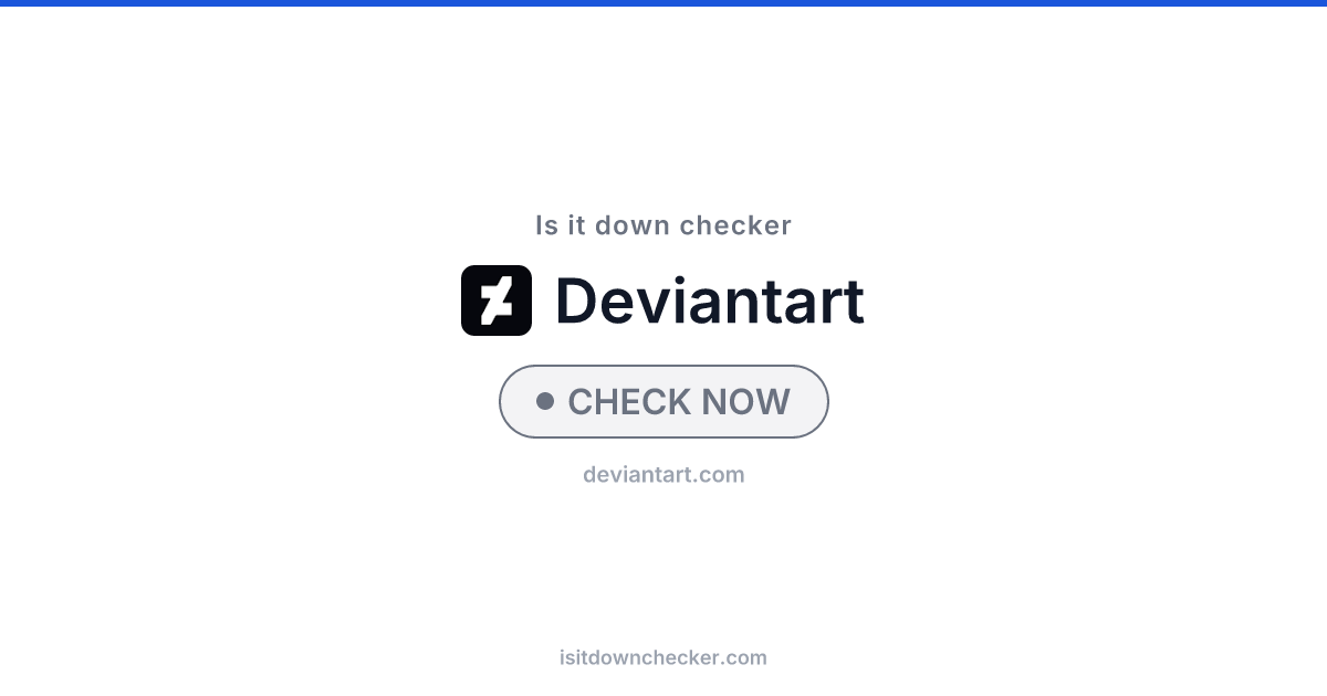 Is DeviantArt Down? Check Status Now | Is it down checker