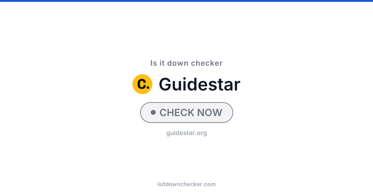 Is GuideStar Down? Check Status Now | Is it down checker