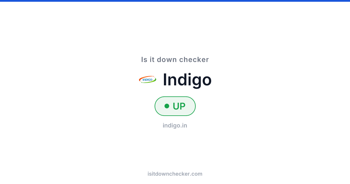 Is IndiGo Down? Check Travel Status Now | Is it down checker