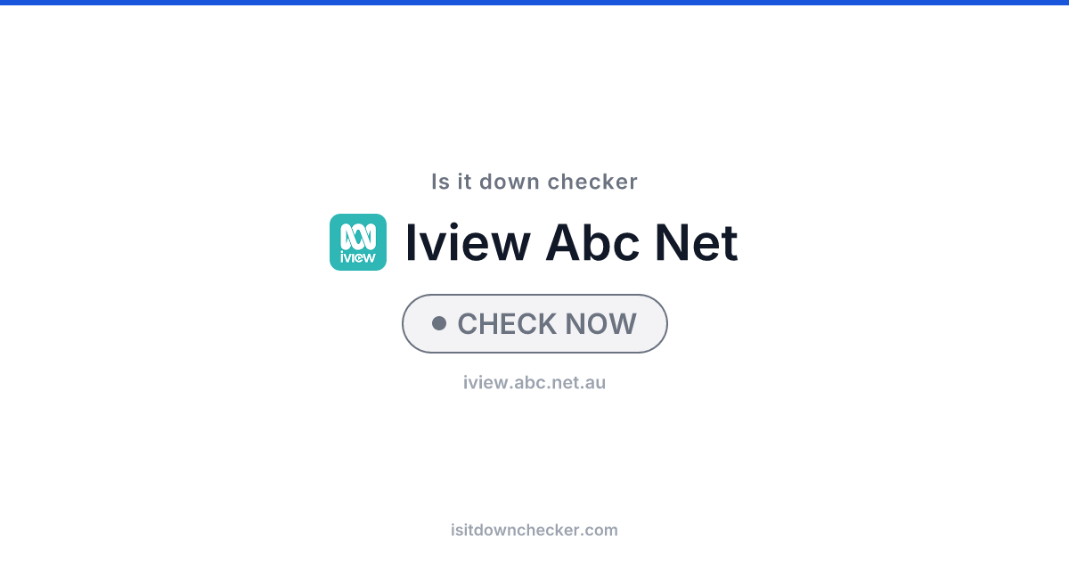 Is ABC iview Down? Check Status Now | Is it down checker