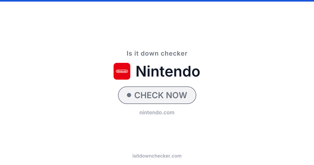 Is Nintendo Down? Check Gaming Status Now | Is it down checker