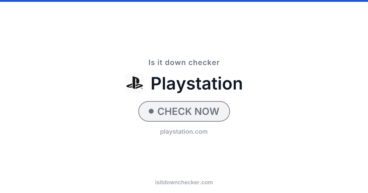 Is PlayStation Down? Check Gaming Status Now | Is it down checker