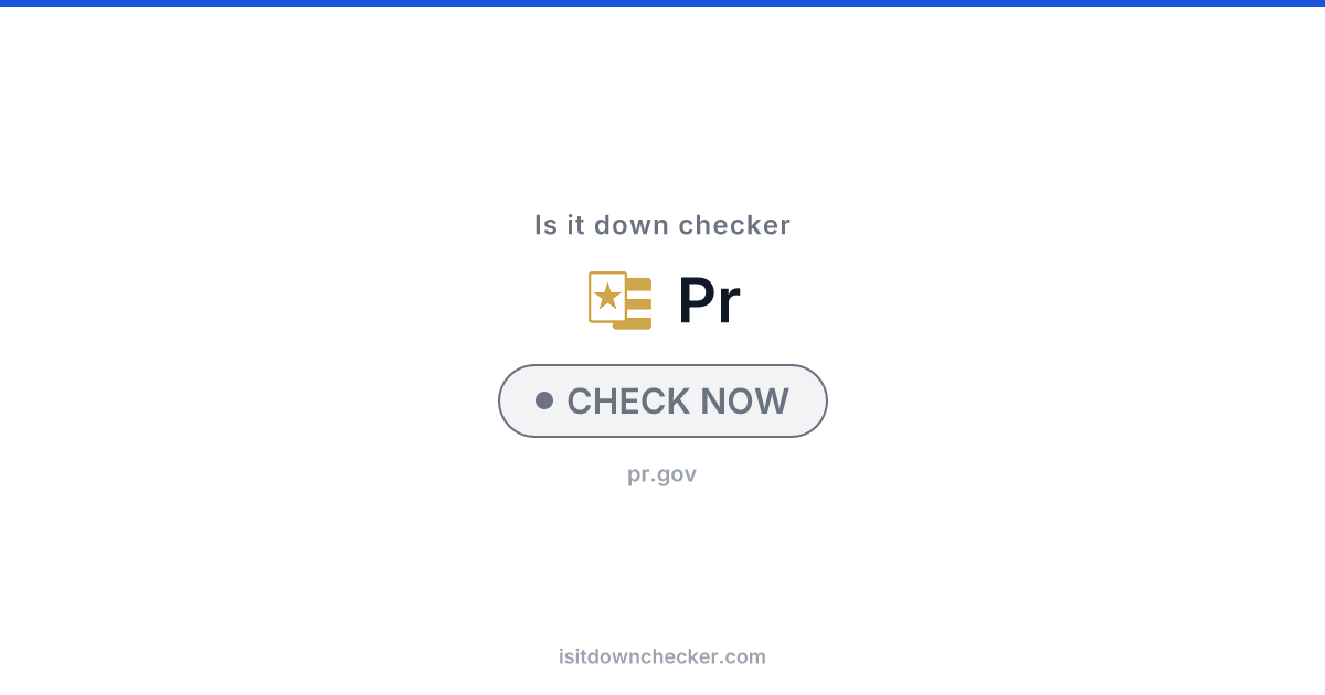 Is Puerto Rico Down? Check Status Now | Is it down checker