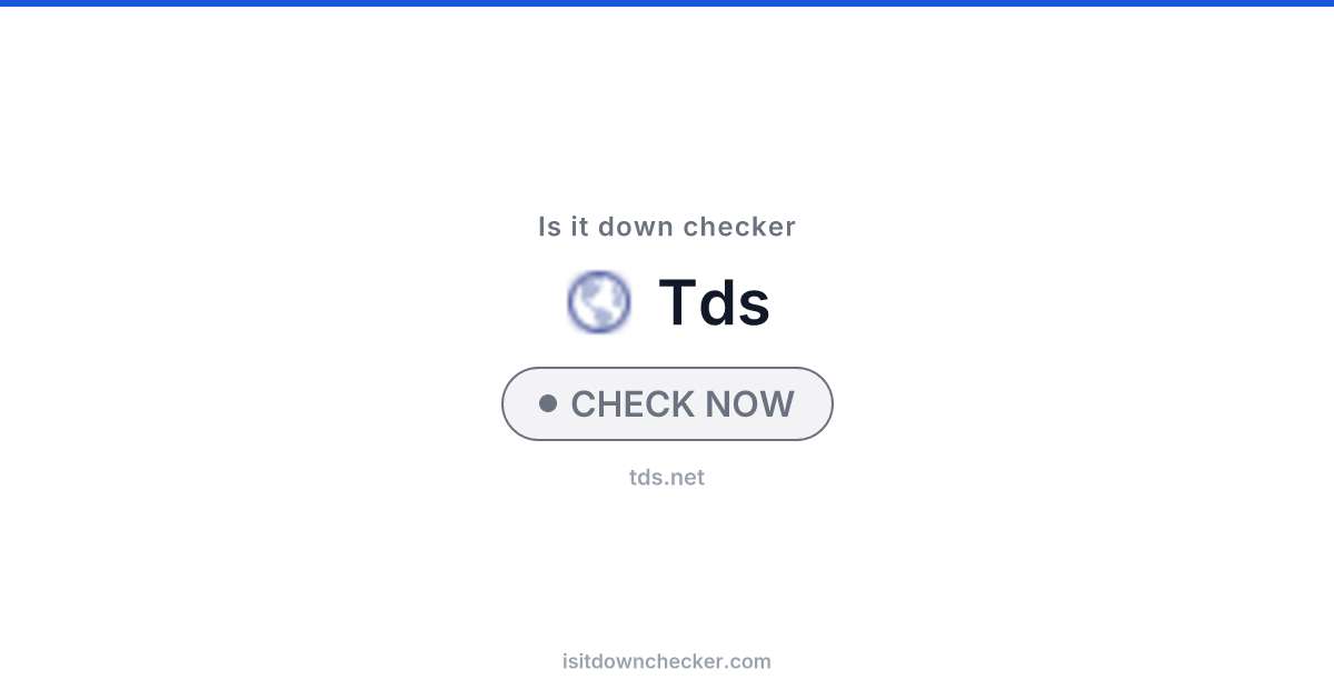 Is TDS Telecom Down? Check Status Now | Is it down checker