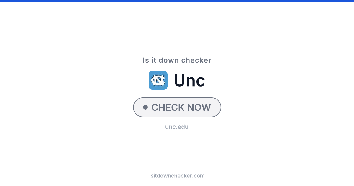 Is UNC Chapel Hill Down? Check Status Now | Is it down checker