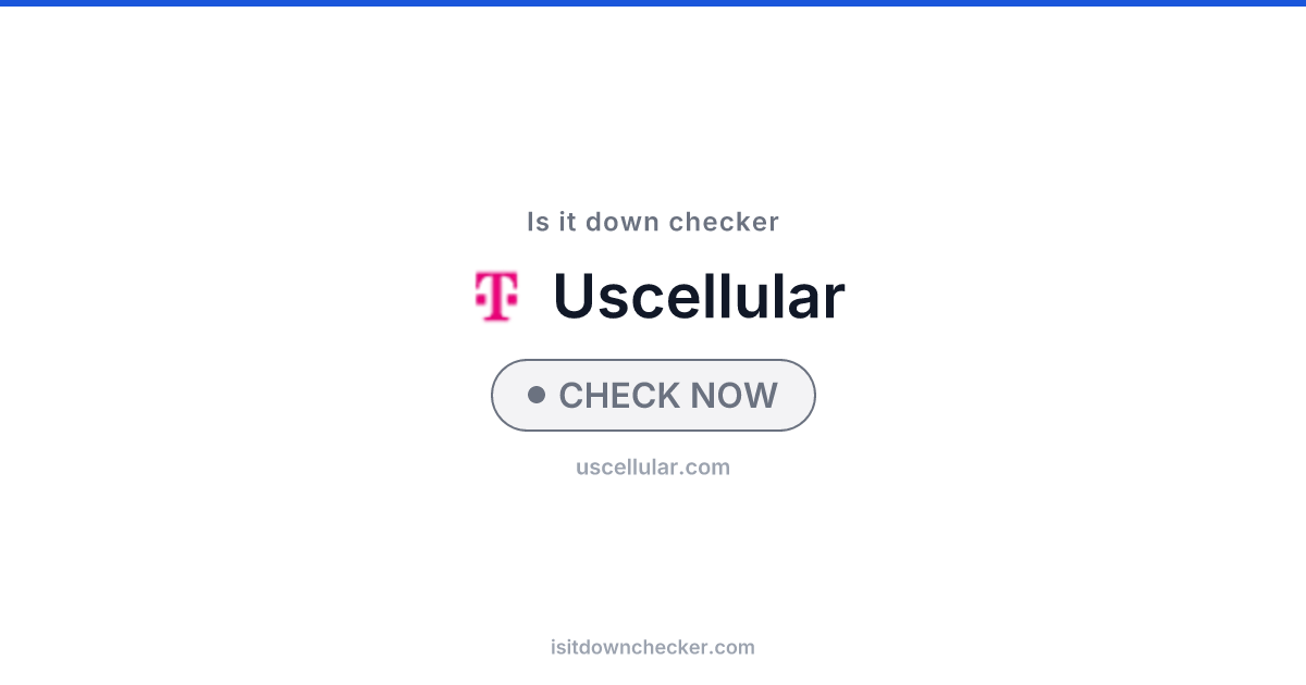 Is US Cellular Down? Check Status Now | Is it down checker