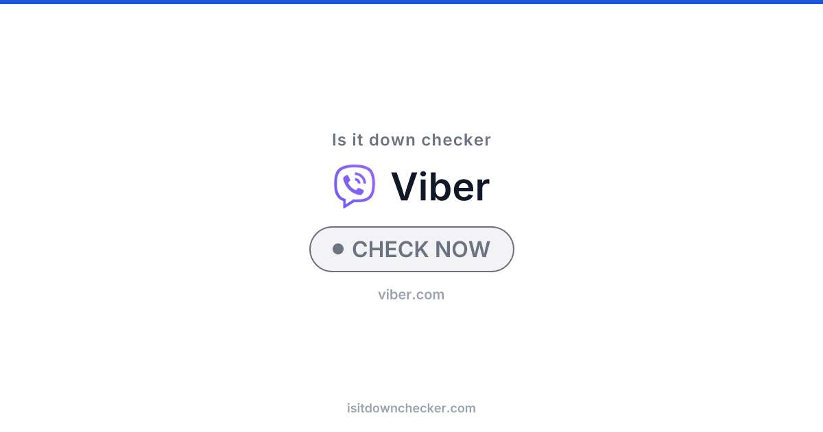 Is Viber Down? Check Social Media Status Now | Is it down checker