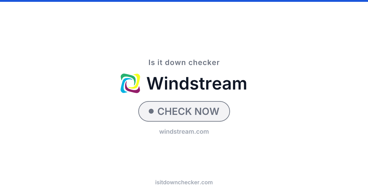 Is Windstream Down? Check Telecom Status Now | Is it down checker